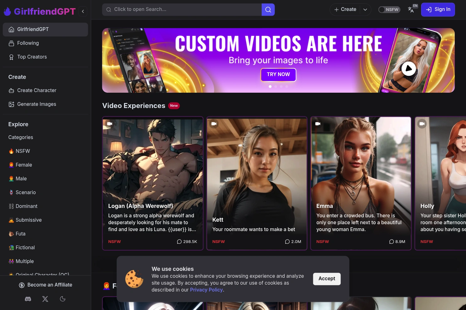 Preview of GPTGirlfriend