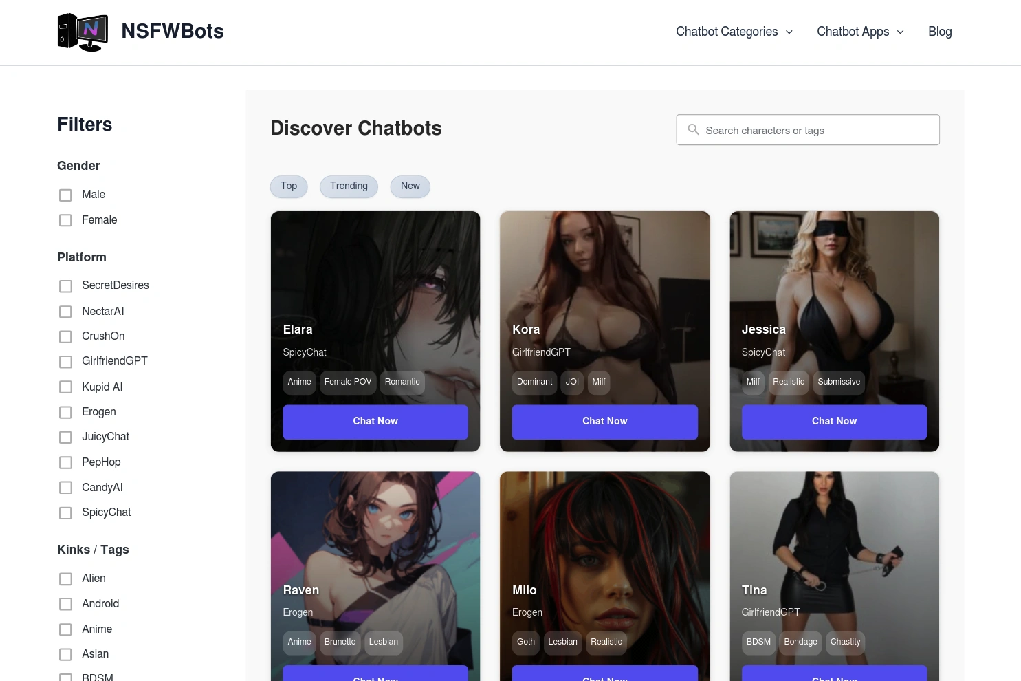 Preview of Nsfwbots